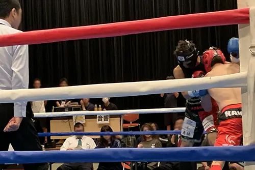 おやじファイト試合風景