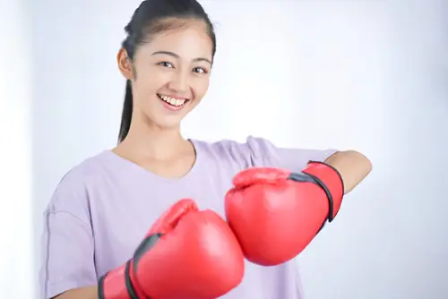 女性ボクサー