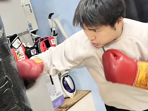 サンドバック打ち